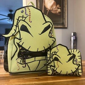 Loungefly Oogie Boogie Backpack & Matching Wallet